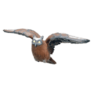 Leitold 3D-Tier Uhu fliegend