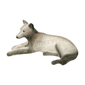 Leitold 3D-Tier Weißer Wolf liegend