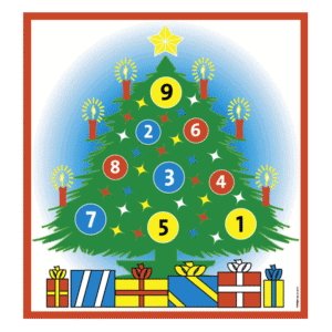 Krüger Zielscheibenauflage Christbaum