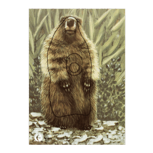 Krüger Zielscheibenauflage Murmeltier