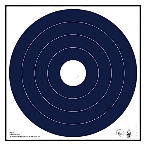 Scheibenauflage-IFAA-Halle-40 Krüger IFAA Zielscheibenauflage Halle 40cm